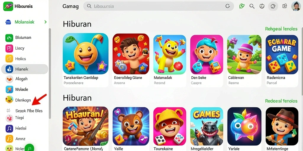 Tampilan antarmuka yang mudah dipahami.