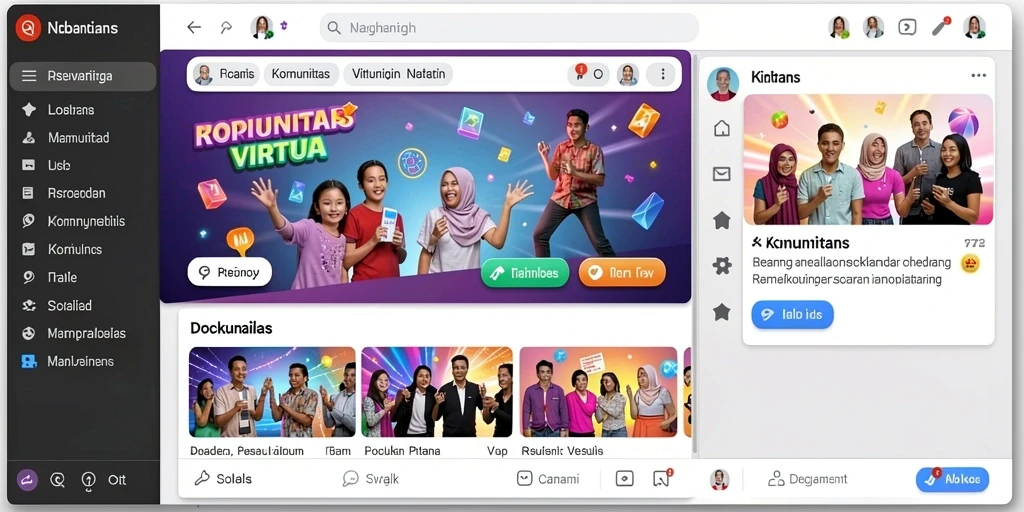 Tampilan awal yang menarik dengan pilihan karakter.