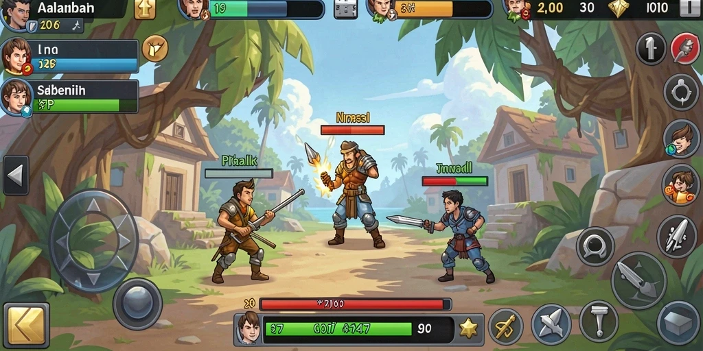 Tampilan utama game HARUM4D yang mengesankan.