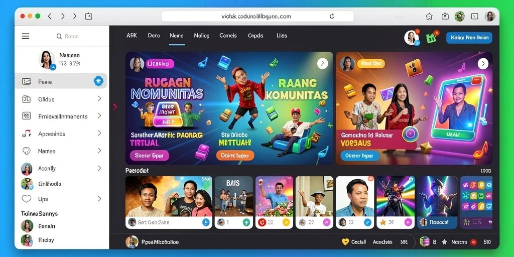 Tampilan antarmuka yang menarik dan mudah dinavigasi.