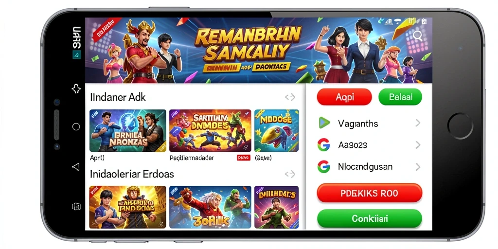 Tampilan awal yang memukau dan menarik.