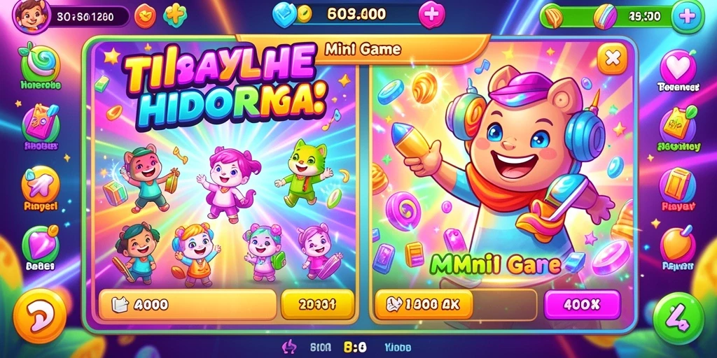 Tampilan awal permainan yang menarik dan intuitif.