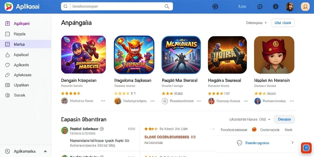 Tampilan antarmuka yang user-friendly dan menarik.