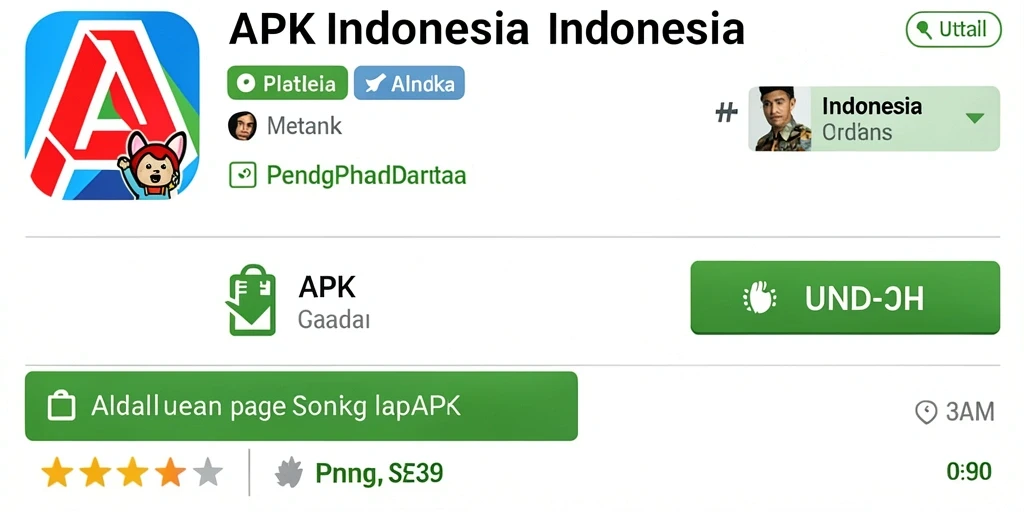 Tampilan antarmuka permainan yang menarik.