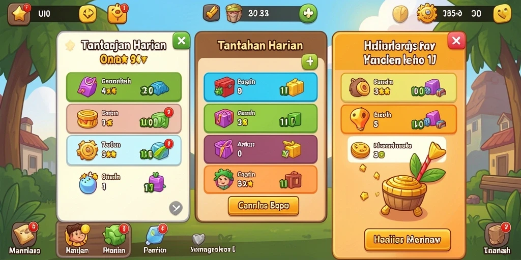 Tampilan antarmuka yang modern dan menarik.